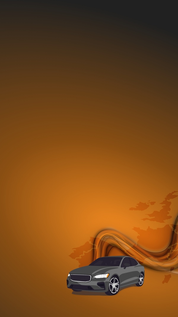 banner homepage carro fundo laranja